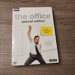The Office Special Edition 10th Anniversary 4 Disc Set DVD BBC Ricky Gervais